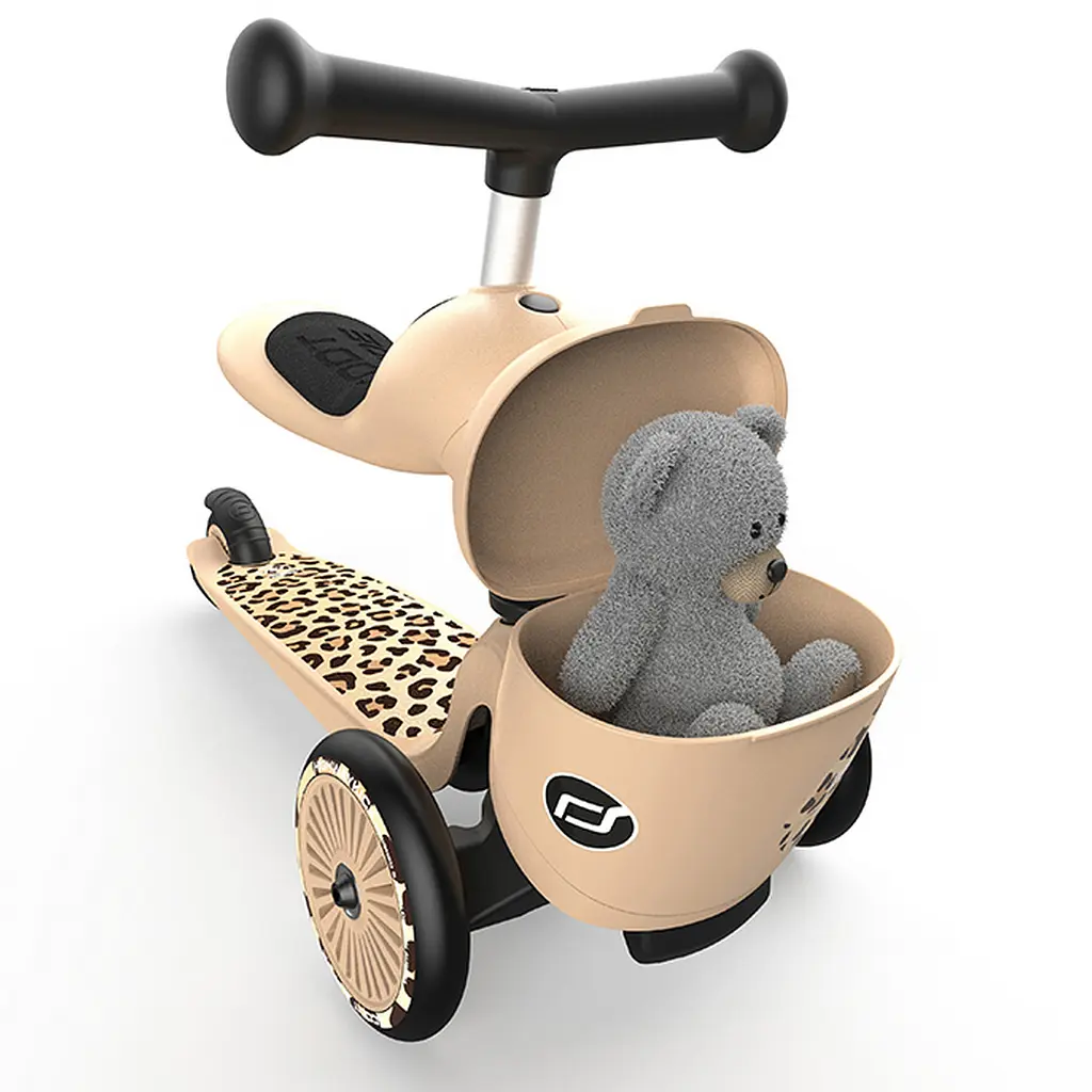Самокат-трансформер 2 в 1 Scoot and Ride Highwaykick-1 Lifestyle, леопардовый - фото 6