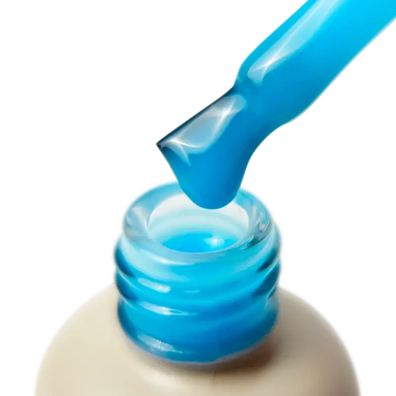 Гель PNB UV/LED Strong Iron Gel Neon Blue 8 мл - фото 2