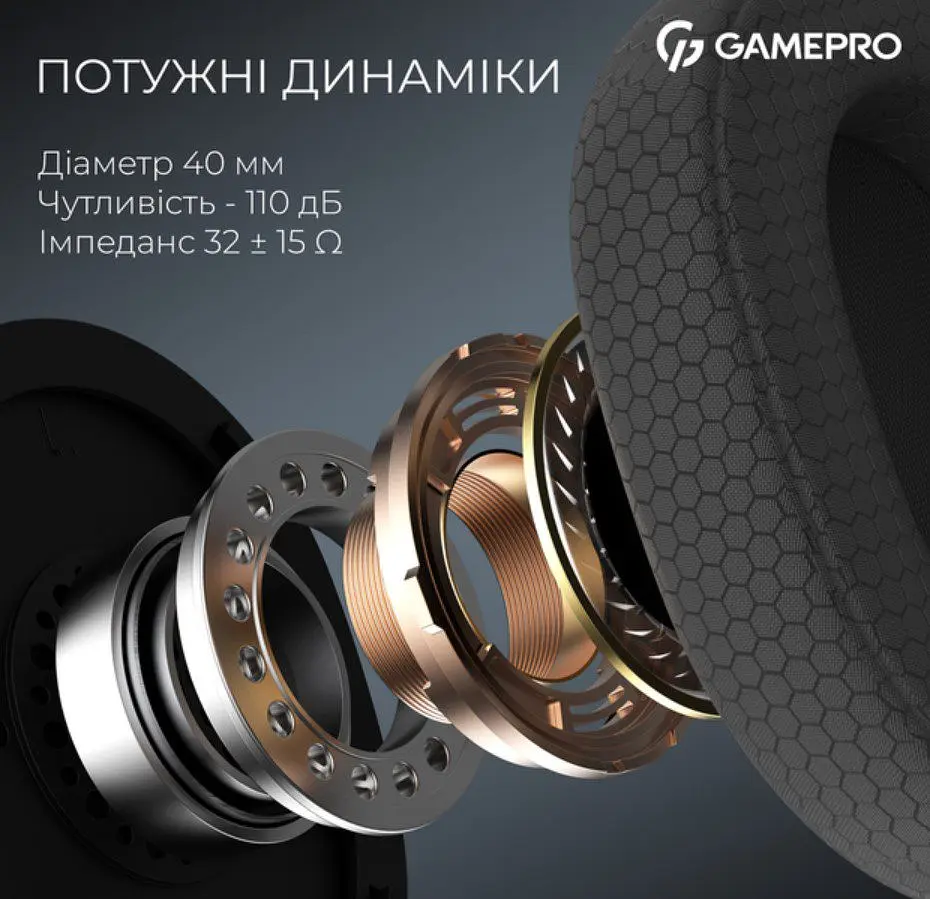 Игровые беспроводные наушники GamePro HSW-250 7.1 Bragi Asgard RGB Tri-Mod Black - фото 11