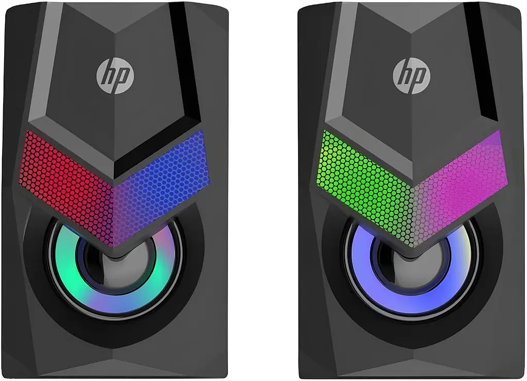 Акустична система 2.0 HP DHE-6000, 3,5мм + USB, 6Вт, LED RGB (DHE-6000) - фото 3
