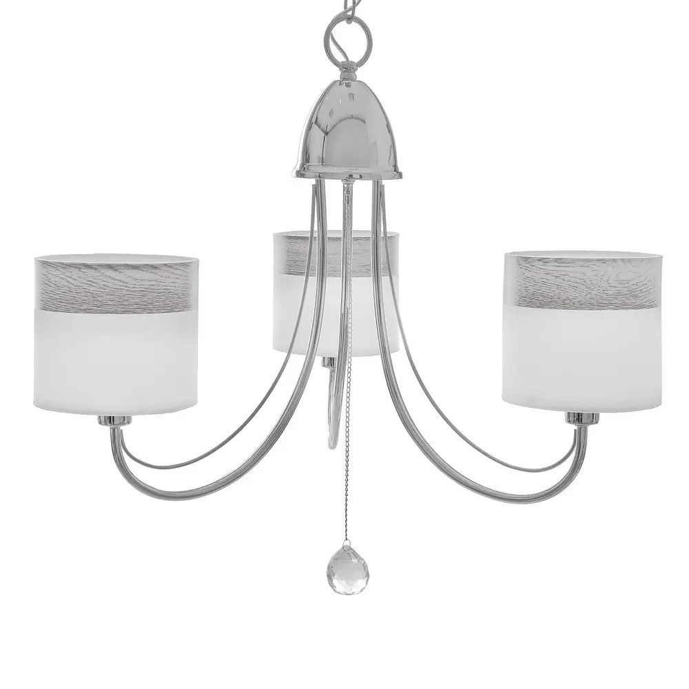 Люстра подвесная Brille прованс с абажуром E14 40W CH (BKL-642S/3) - фото 5