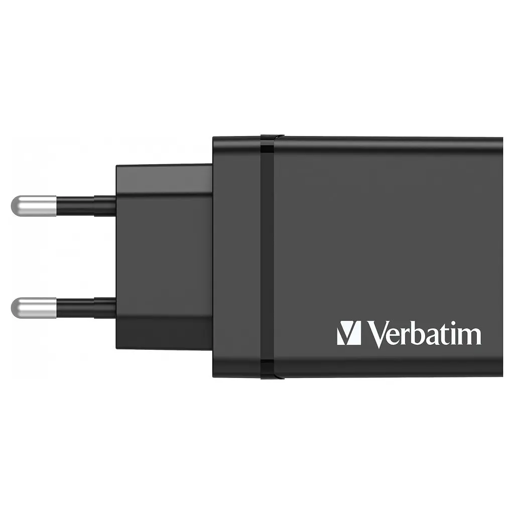 Зарядний пристрій Verbatim USB 30 Вт PD 3.0 4 порти чорний (49700) - фото 6