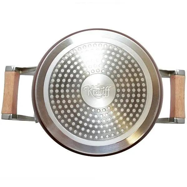 Каструля Krauff Tabacco, зі скляною кришкою, 3 л (25-45-054) - фото 3