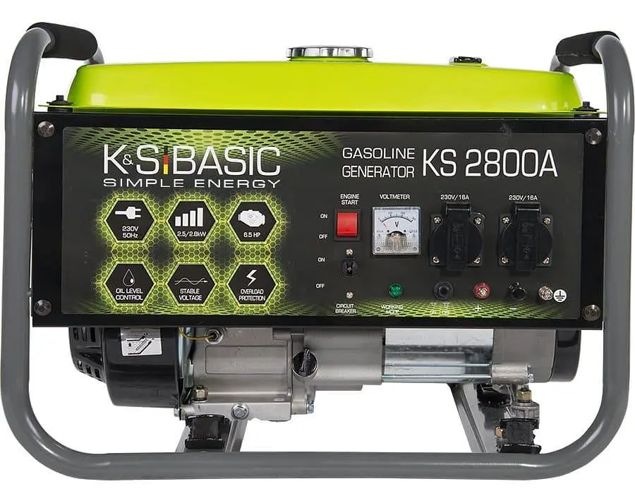 Генератор Синхронний KonnerSohnen Basic KSB 36.2кг / 2500 Вт / Бензин (KSB2800A) - фото 2