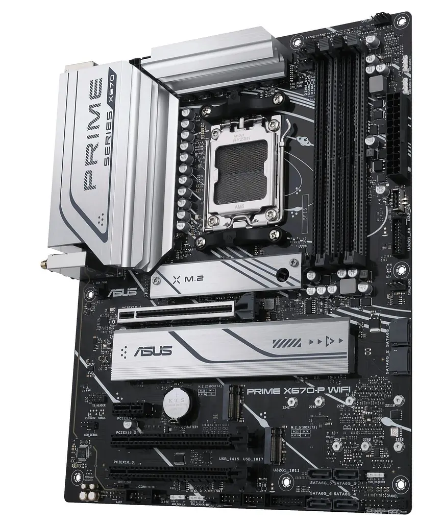 Материнська плата ASUS Prime X670-P Wi-Fi (90MB1BV0-M0EAY0) (Socket AM5, AMD X670, ATX) Б/в - фото 2