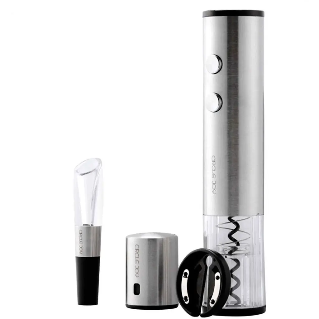 Набір для вина Circle Joy CJ-TZ02 - Decanter Aerator + Wine Stopper + Bottle Opener - фото 2