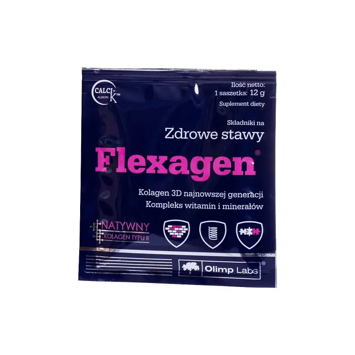 Препарат для суглобів і зв'язок Olimp Sport Nutrition Flexagen, 30 пакетиків - Малина - фото 2