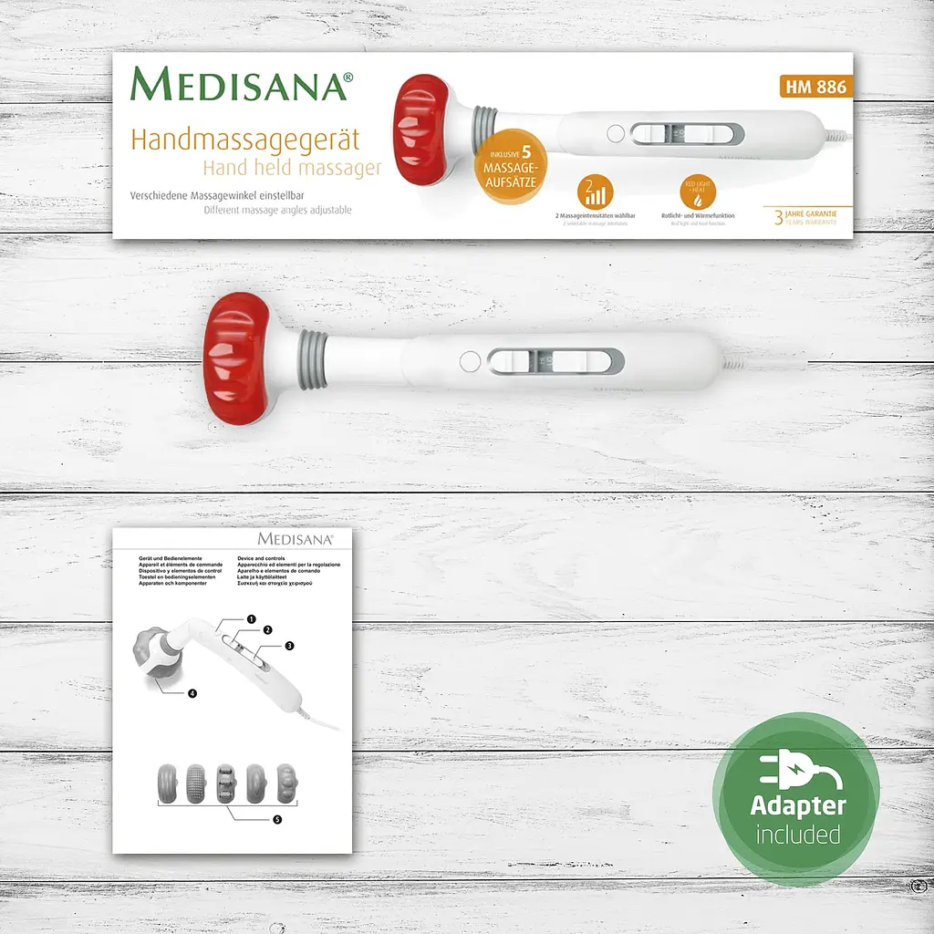 Масажер ручний HM 886 Medisana (HM 886-1281) - фото 8