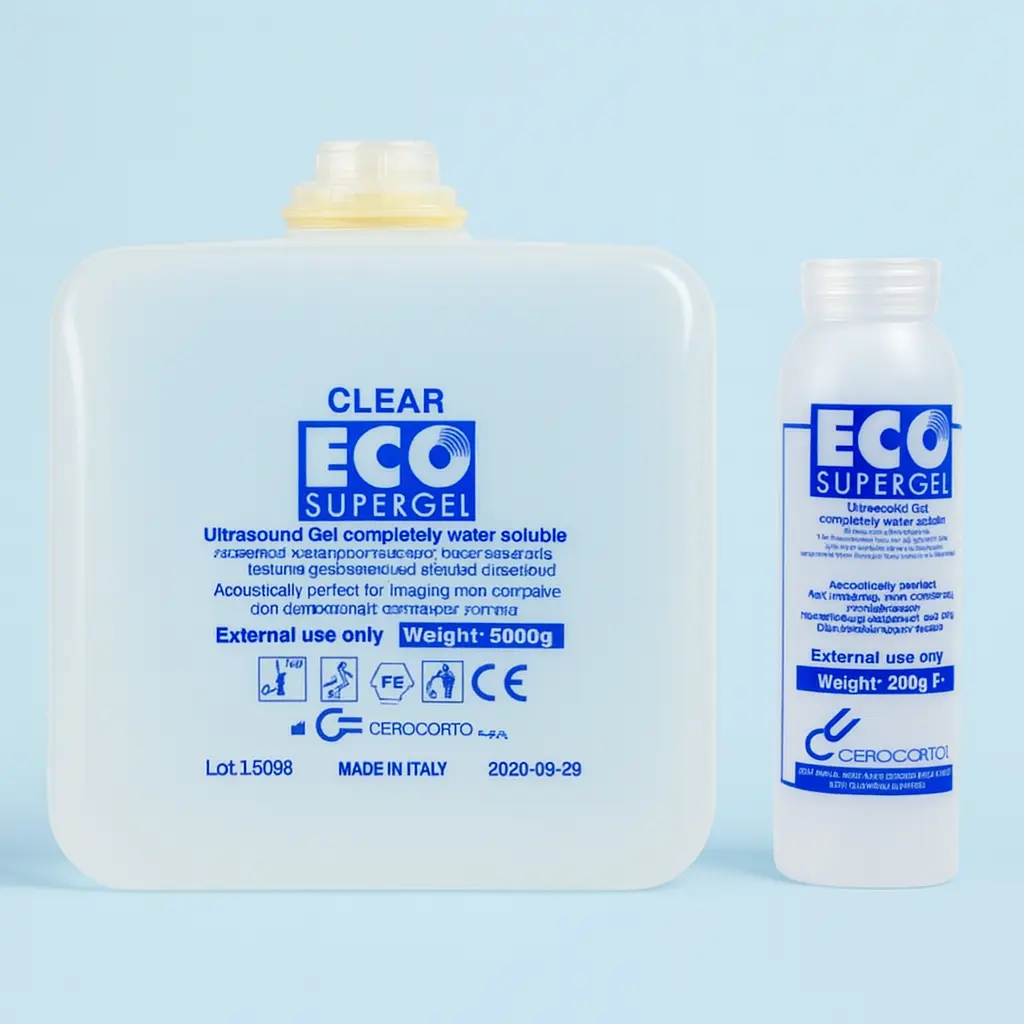 Гель для УЗД Eco Supergel прозорий 5000 г. з флаконом 260 мл. - фото 3