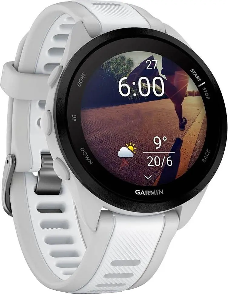 Смарт-часы Garmin Forerunner 165 Mist Gray/Whitestone 010-02863-21/A1 - фото 7