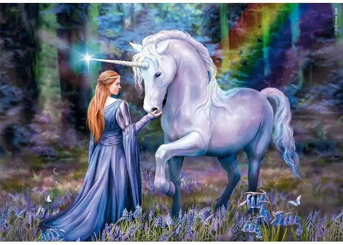 Пазл Clementoni Anne Stokes Collection: Ліс Єдинорогів, Енн Стоукс (Anne Stokes Collection: Bluebell Wood Puzzle - 1500 pcs.), 1500 ел. (31735) - фото 2