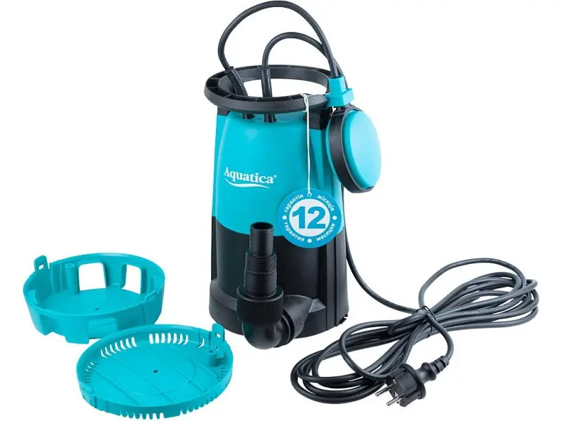 Погружний дренажний насос Aquatica 0.5кВт Hmax 6.1м Qmax 210л/хв (773133) - фото 3