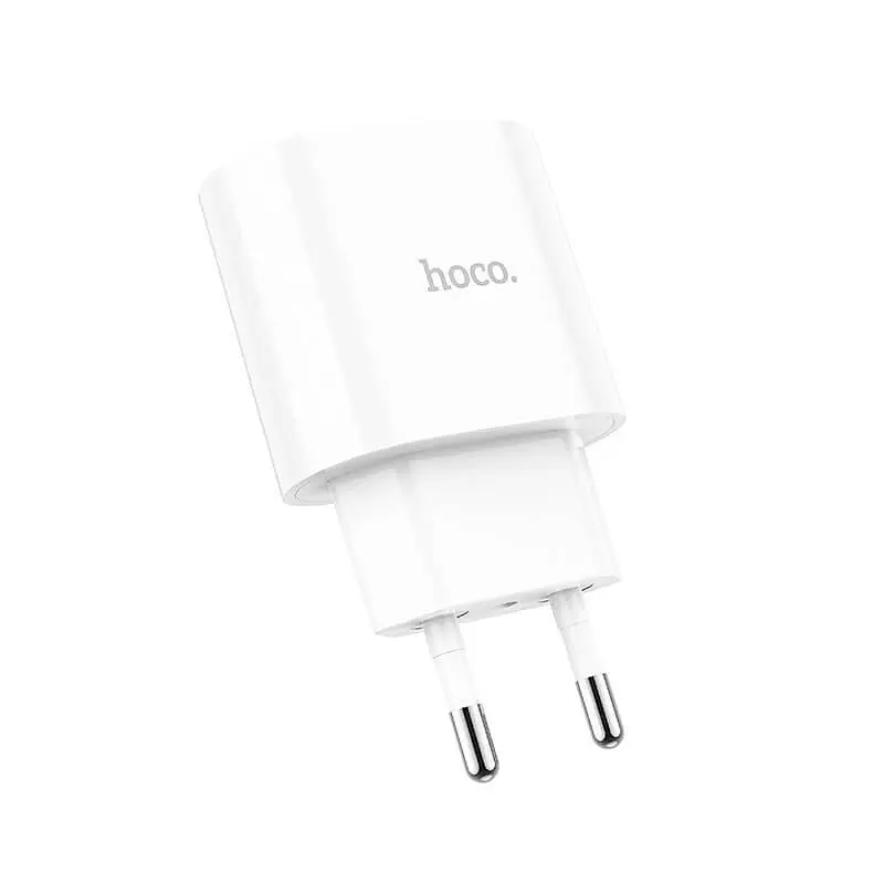 Адаптер мережевий HOCO Lineal C95A 1USB/1Type-C, PD/QC, 20W/3A - фото 4