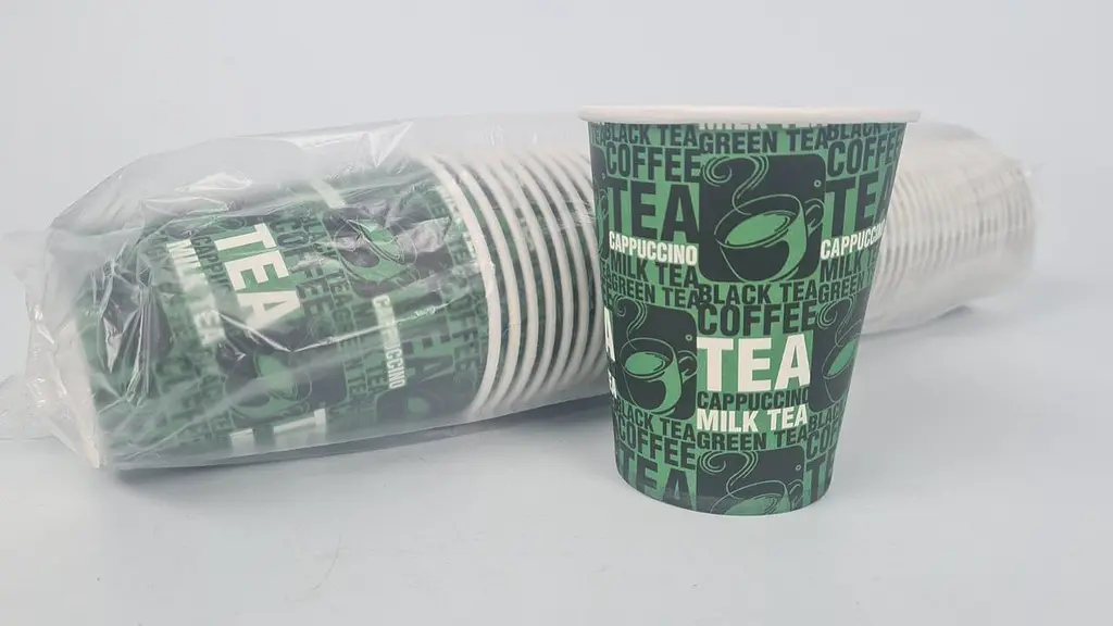 Стаканчики для кави 250 мл Юніта TEA зелений (50 шт.)
