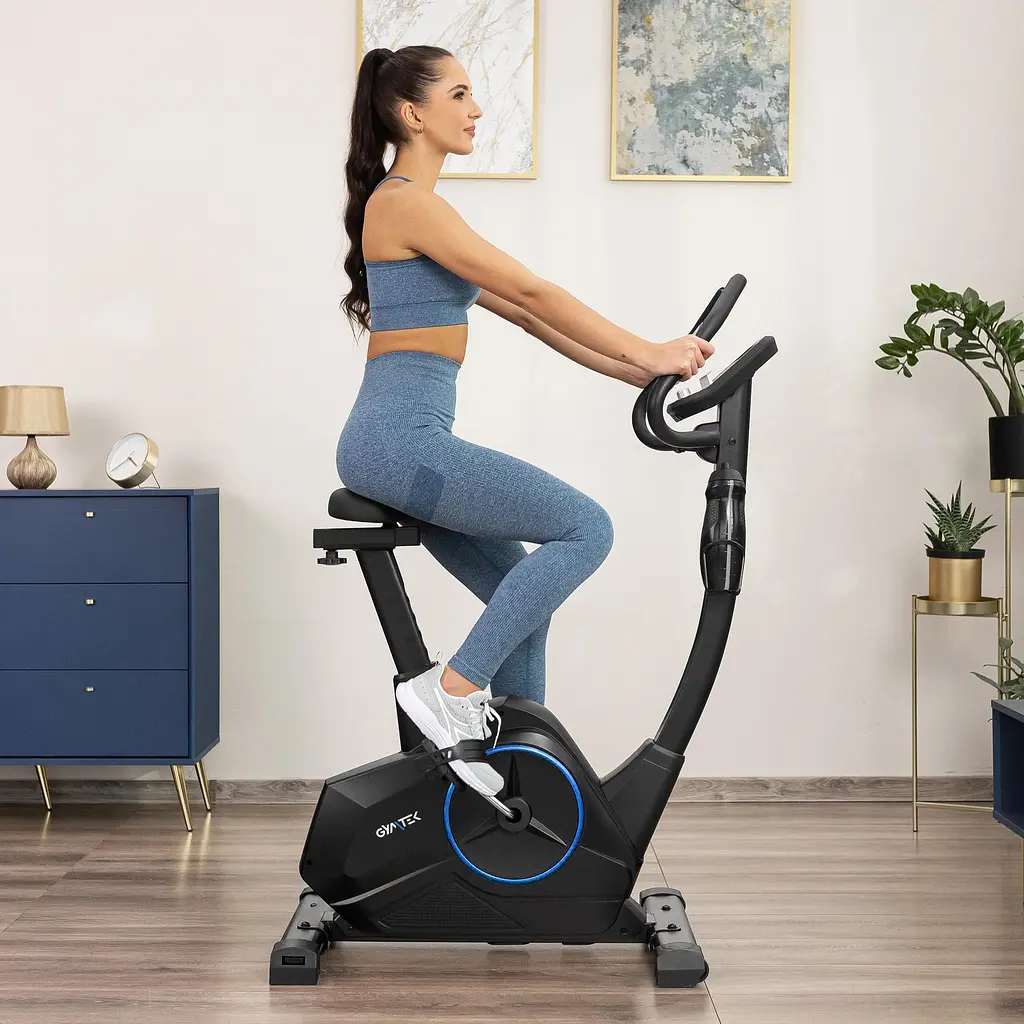 Велотренажер Gymtek XB4000 iConsole+ електромагнітний синій - фото 7