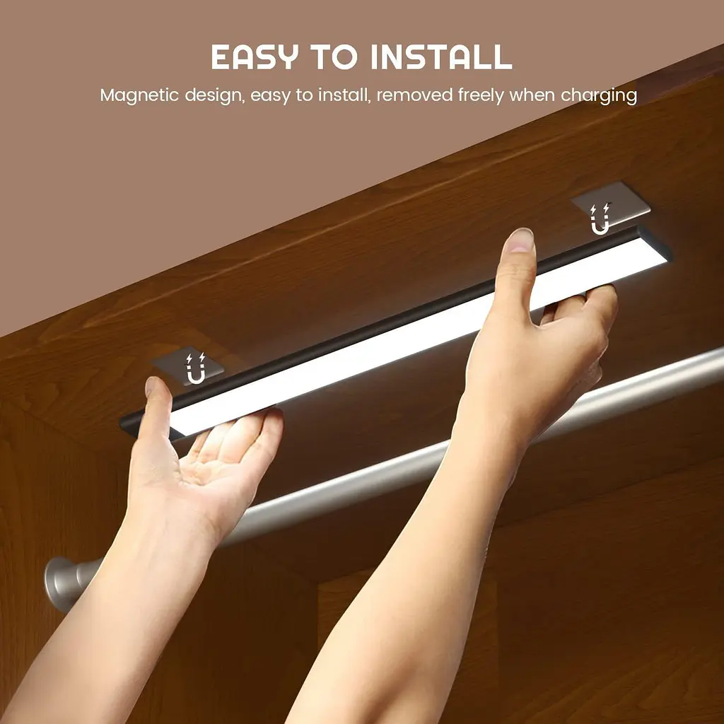 Світильник з датчиком руху Yeelight Motion Sensor Closet Light A60 600mm Black (YLBGD-0046) [159227] - фото 6
