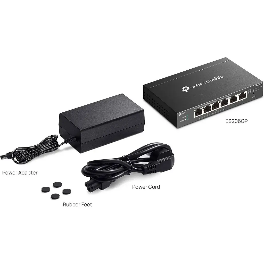 Комутатор TP-Link Omada ES206GP [148452] - фото 6