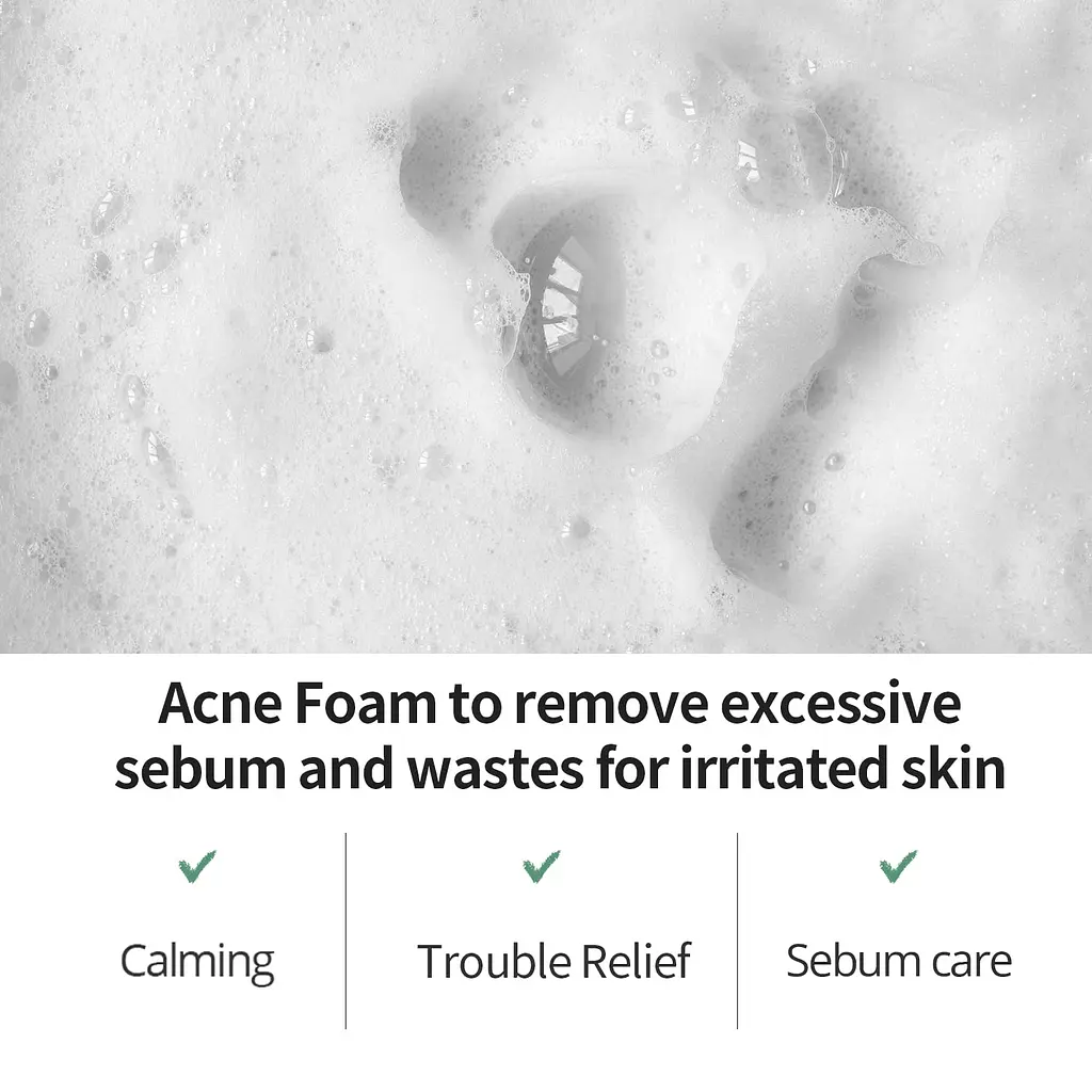 Пінка для вмивання FarmStay Tea Tree Biome Calming Acne Foam 180 мл - фото 5
