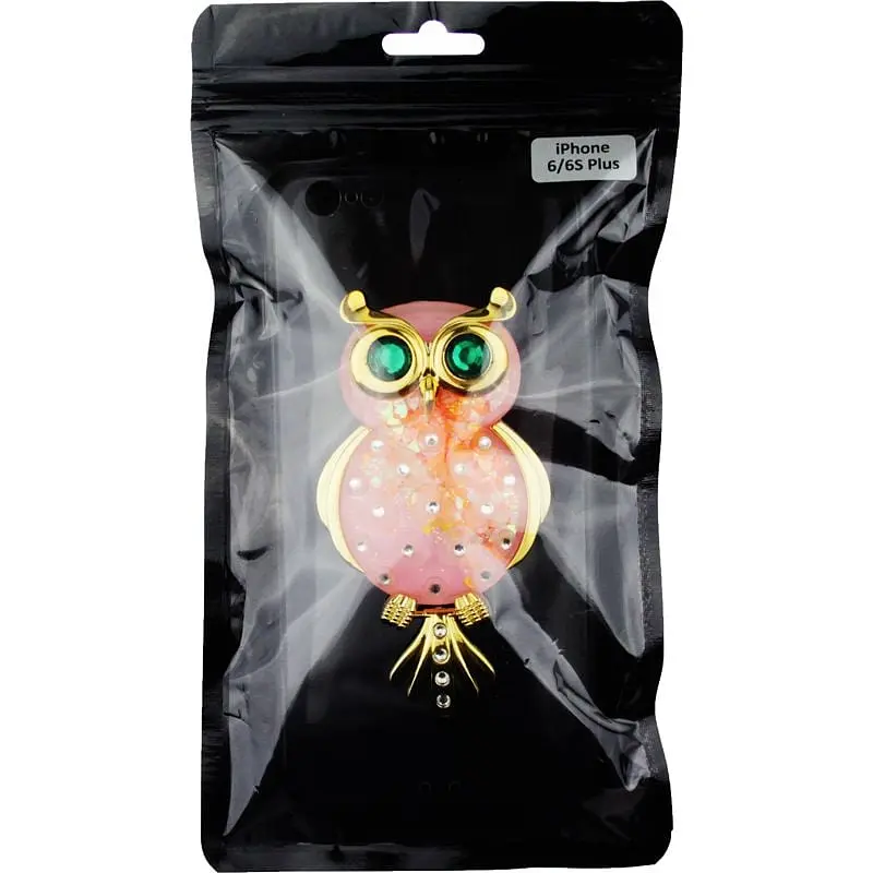Чохол-накладка Toto TPU Case Decorative Stones IPhone 6 Plus/6S Plus Owl Black - фото 2