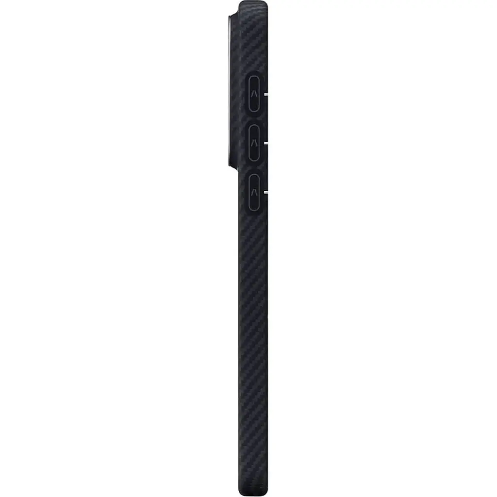 Чохол Pitaka Edge Case Aaron Button 600D Twill для Samsung Galaxy S26 Plus Black/Grey (KS2601S) - фото 5