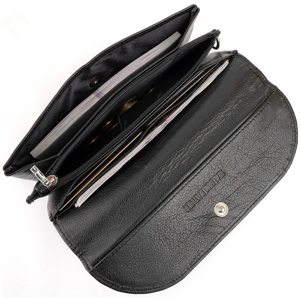Женский кожаный кошелек-клатч ST Leather 19х9.5х2.5 см acs0015831 - фото 3