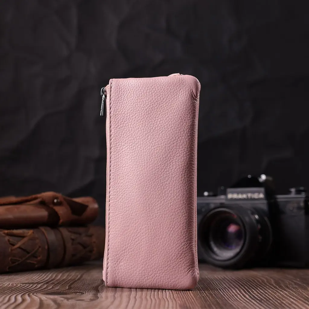Стильна ключниця ніжного кольору із натуральної шкіри ST Leather 22510 рожева - фото 9