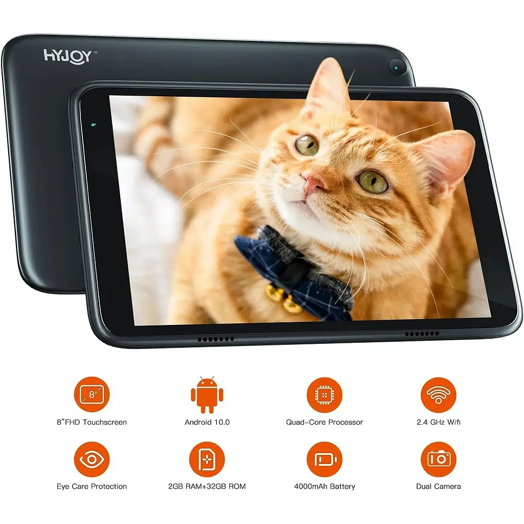 Планшет Hyjoy 8 2/32Gb Wi-Fi (HB801) Black - фото 2