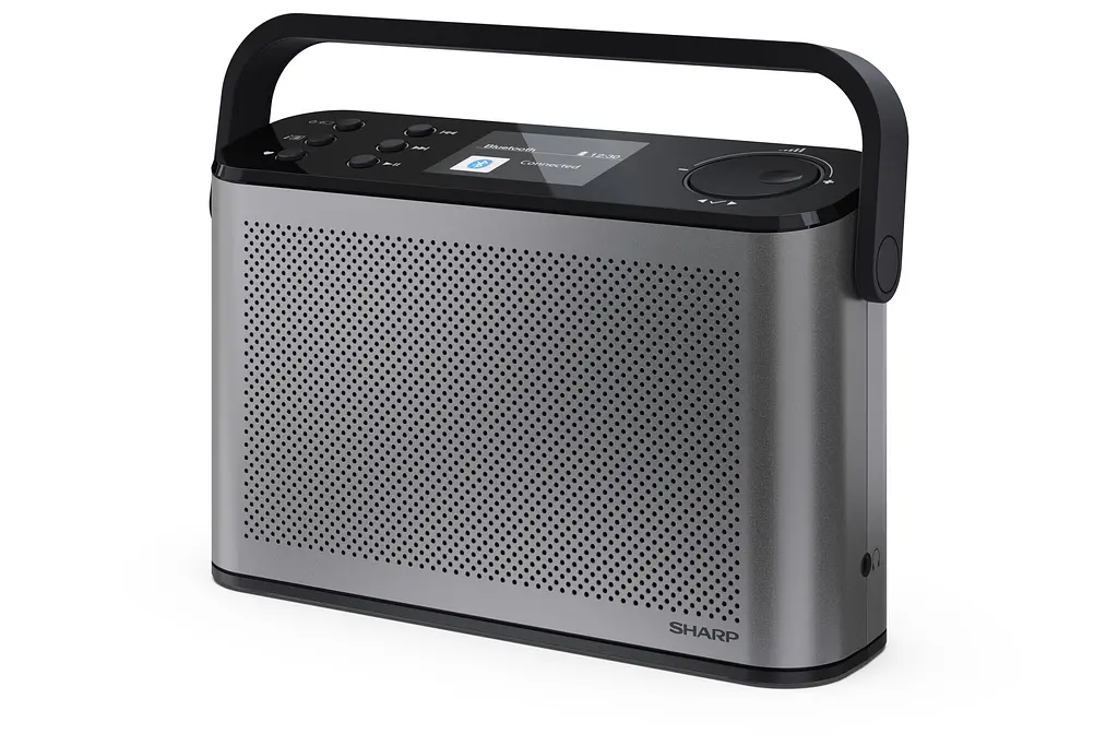 Радіоприймач портативний Sharp DR-P540GY Gray DAB+, FM, Bluetooth - фото 3