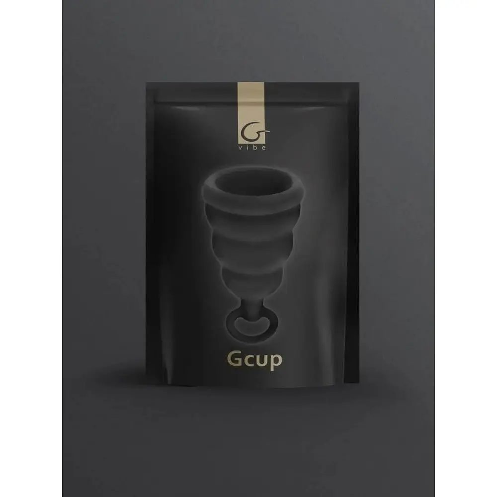 Менструальная чаша Gcup Gvibe, S, черная, 6 х 3.5 см - фото 10