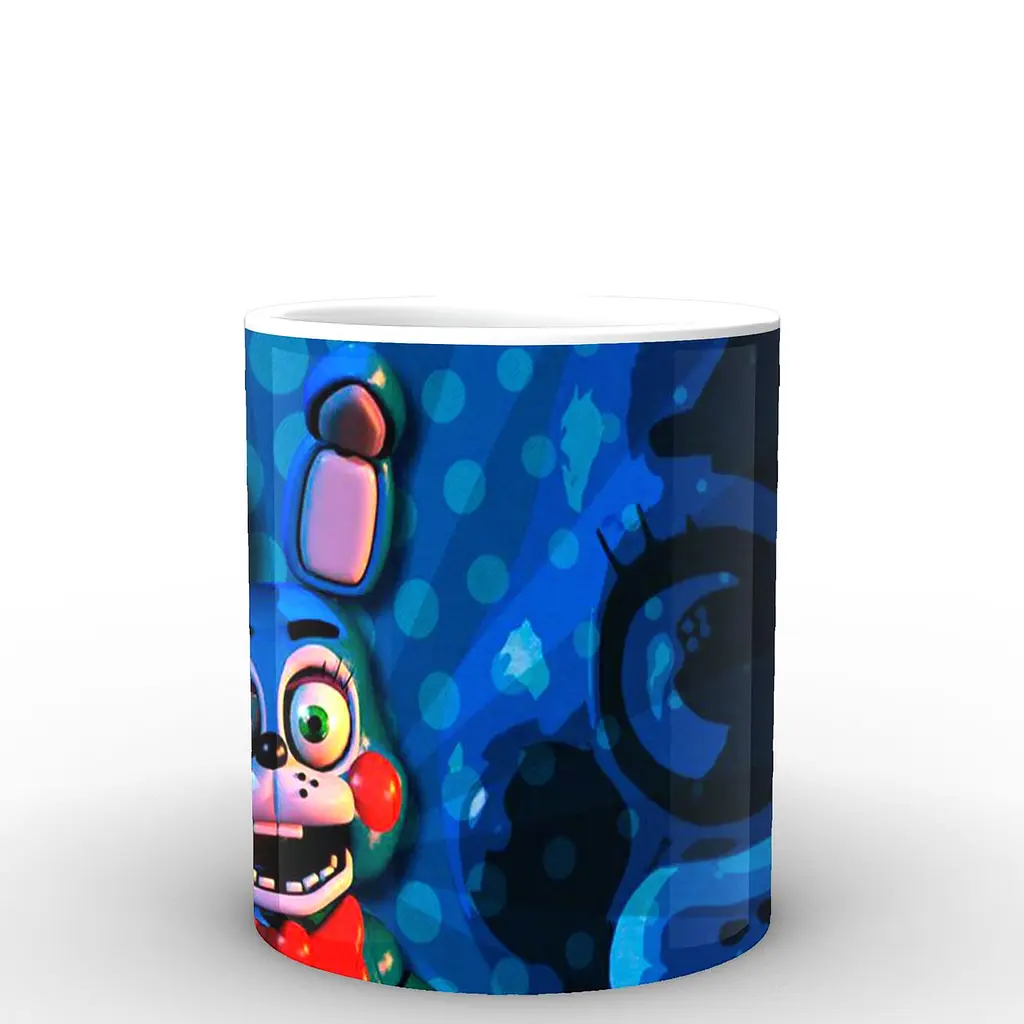 Кухоль GeekLand Five Nights At Freddys П'ять ночей з Фредді Бонні FN.02.061 330 мл білий - фото 3