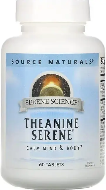 Теанін Source Naturals Theanine Serene 60 таб