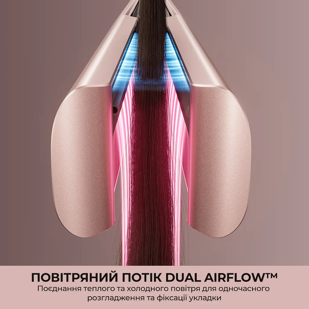 Фен-випрямляч Dreame Aero Straight Pro Rosy Purple (AMS02A-RP) - фото 2