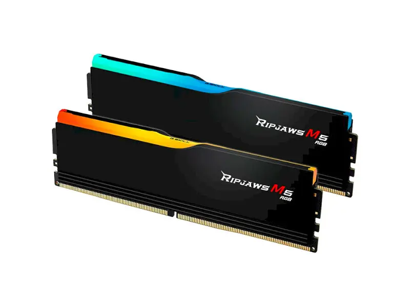 Пам'ять для настільних комп'ютерів G.Skill 32 GB (2x16GB) DDR5 6000 MHz Ripjaws M5 RGB Black (F5-6000J3238F16GX2-RM5RK) - фото 2