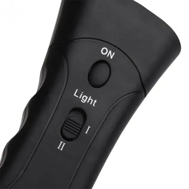 Ультразвуковий відлякувач собак LESKO MT-651 BLACK з ліхтариком і функцією тренування - фото 4