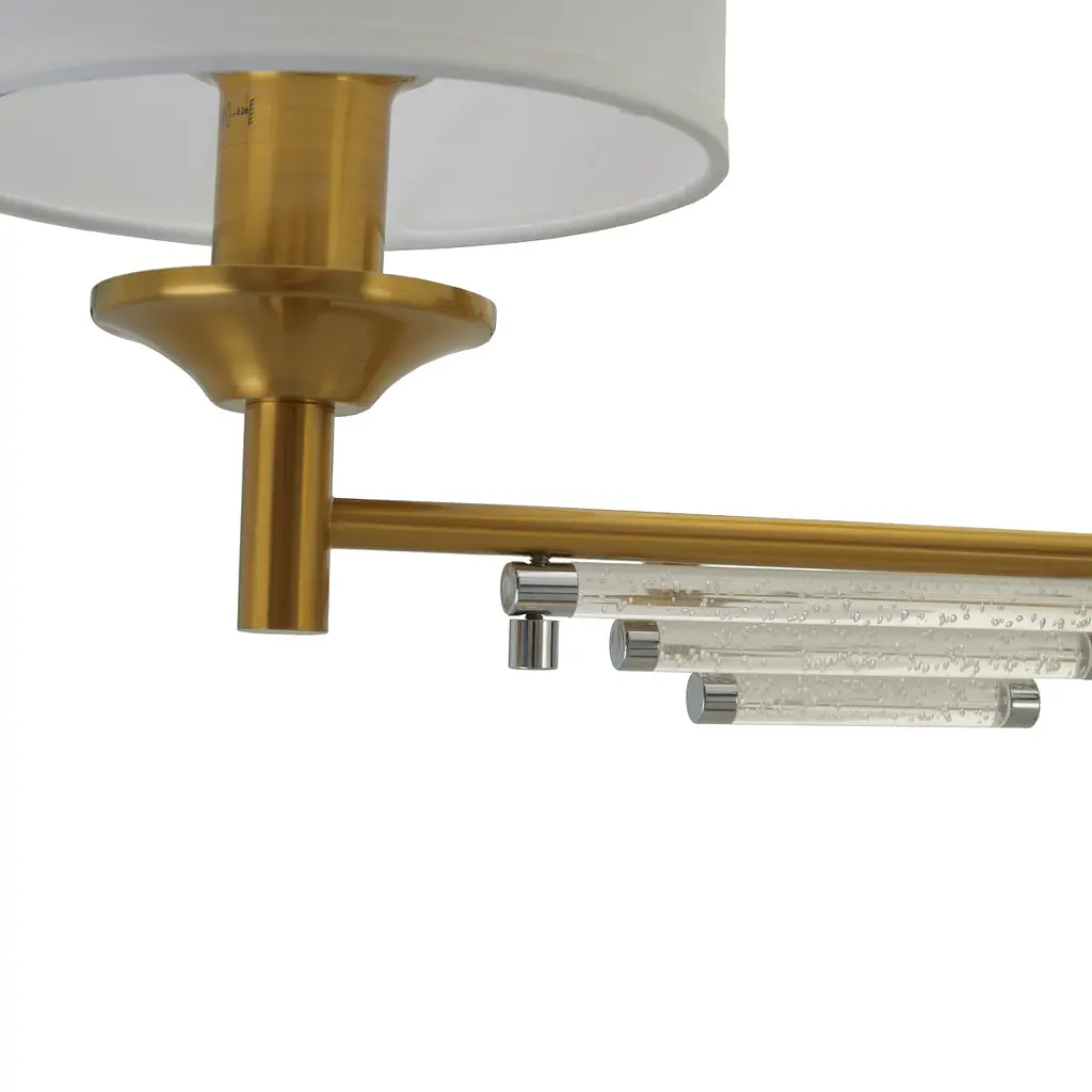 Люстра потолочная Brille с абажуром E14 40W G (BKL-720C/3) - фото 5