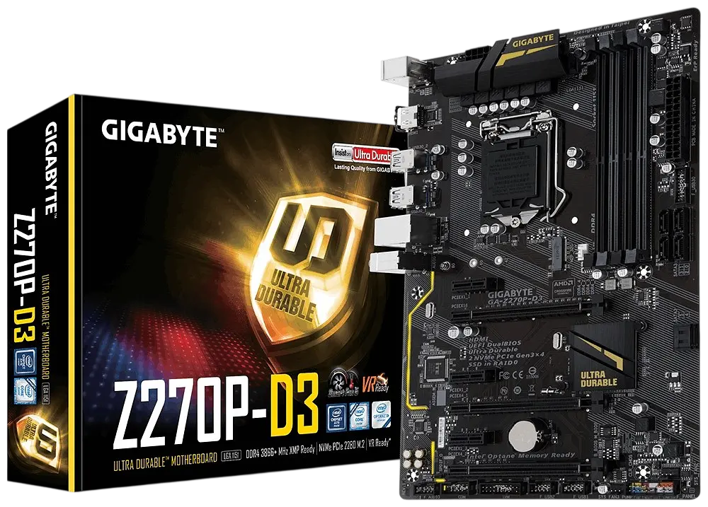 Материнська плата Gigabyte GA-Z270P-D3 LGA 1151v1 (GA-Z270P-D3) Б/В - фото 4