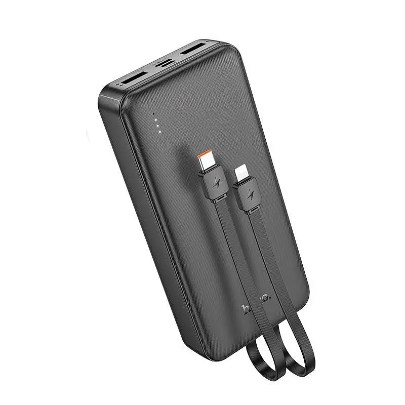 Внешний аккумулятор Hoco J118A Speed energy с кабелем встроенным 20000mAh - фото 3