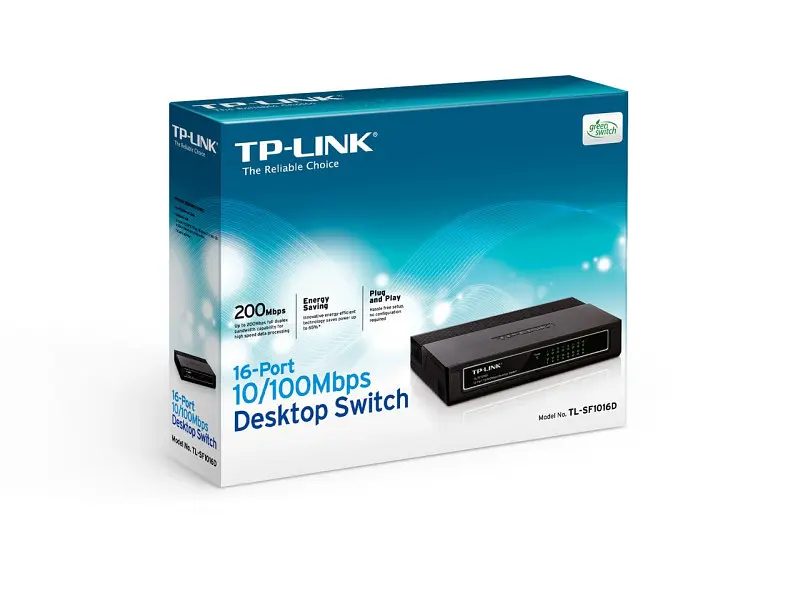 Комутатор TP-LINK TL-SF1016D - фото 2