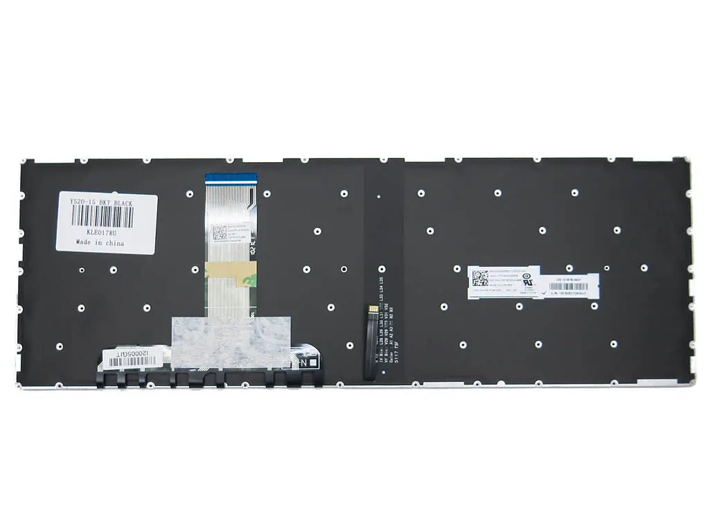 Клавіатура для LENOVO Legion Y520, Y520-15IKB, Y520-15IKBA, Y520-15IKBN, Y720, Y720-15IKB, Y530-15ICH, Y730, Y7000 (RU Black без рамки з підсвічуванням) Оригінал - фото 2