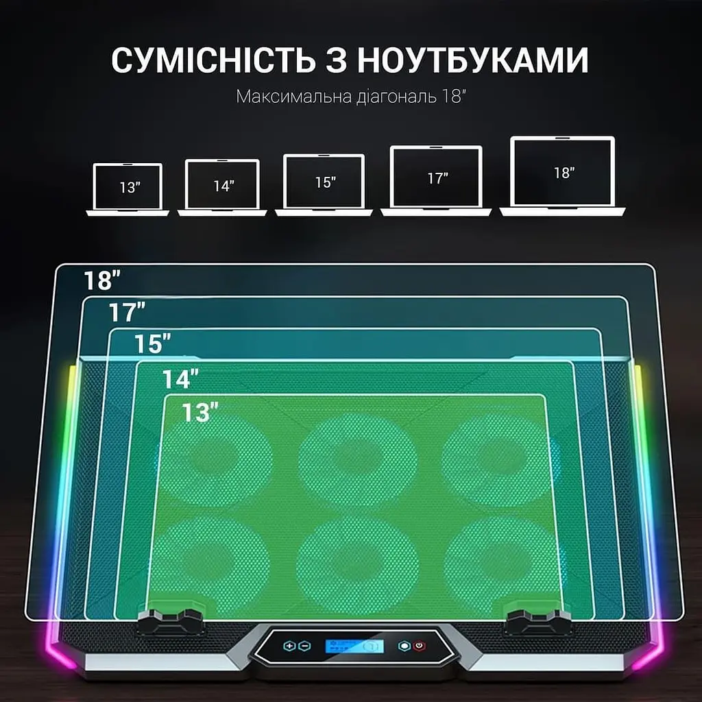 Підставка для ноутбука GamePro (CP890) - фото 6