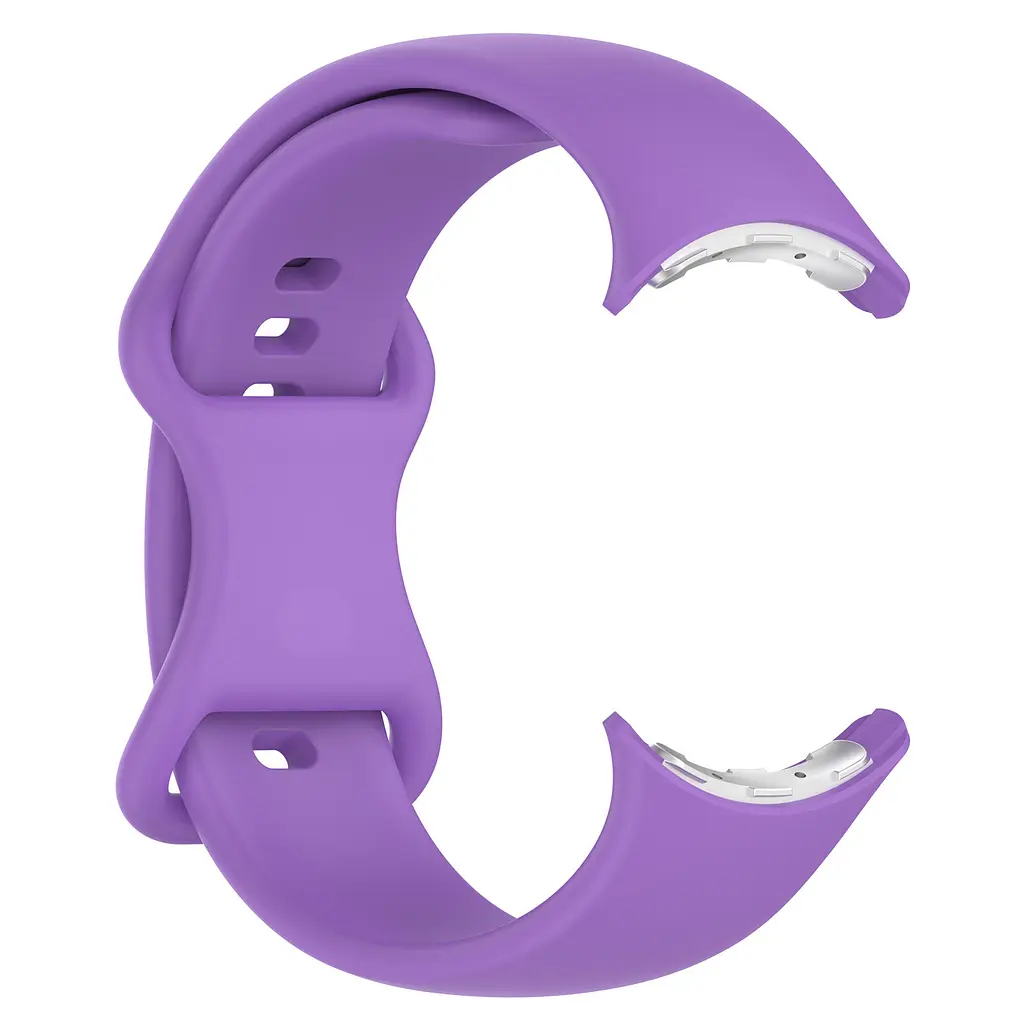 Силіконовий ремінець на смарт годинник Google Pixel Watch 41mm/2 41mm/3 41mm/4 41mm, Silicone, lilac, зі зручною застібкою, на фітнес браслет, ArmorStandart (ARM75413) - фото 2