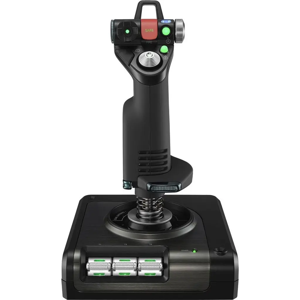 Джойстик із важелем керування двигуном Logitech G Saitek X52 Pro для PC (945-000003) [107822] - фото 4