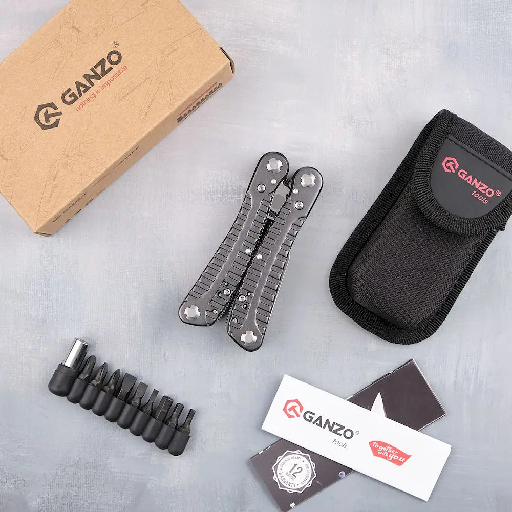 Мультитул Ganzo Multi Tool (G105) G3130, Сріблястий - фото 26