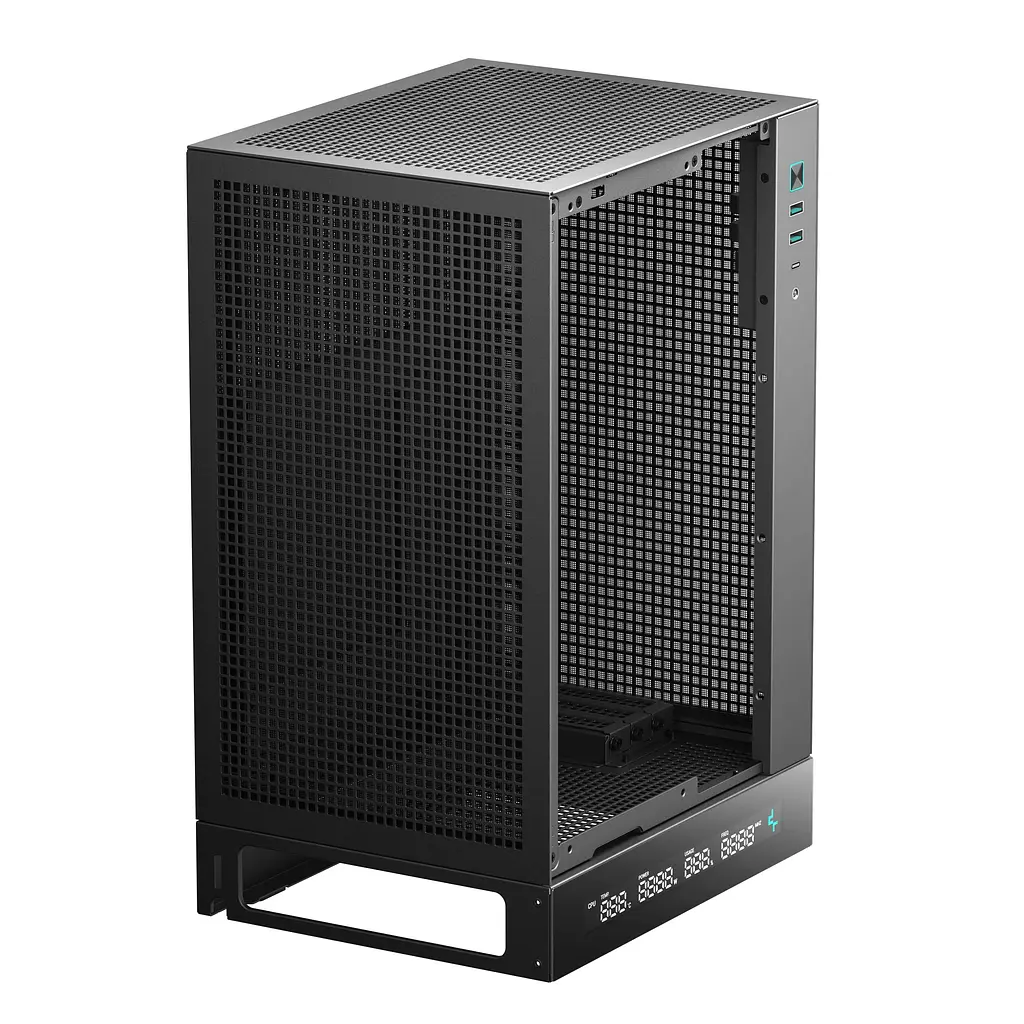 Корпус Deepcool CH170 Digital Black без БП (R-CH170-BKNPI0D-G-1) - фото 7