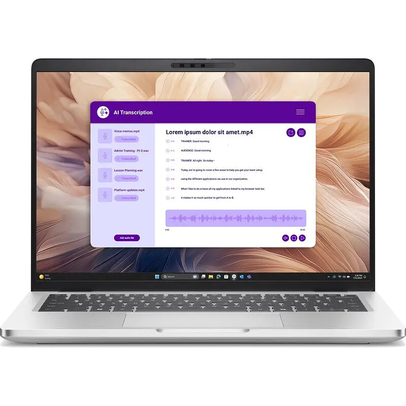 Ноутбук DELL 14'' Pro 14 Plus PB14250, FHD+, Intel Core Ultra 7 266V (12M Cache, до 5, 00 GHz), 16GB LPDDR5X, 512GB SSD, Intel Arc 140V, Win 11 Pro - фото 3