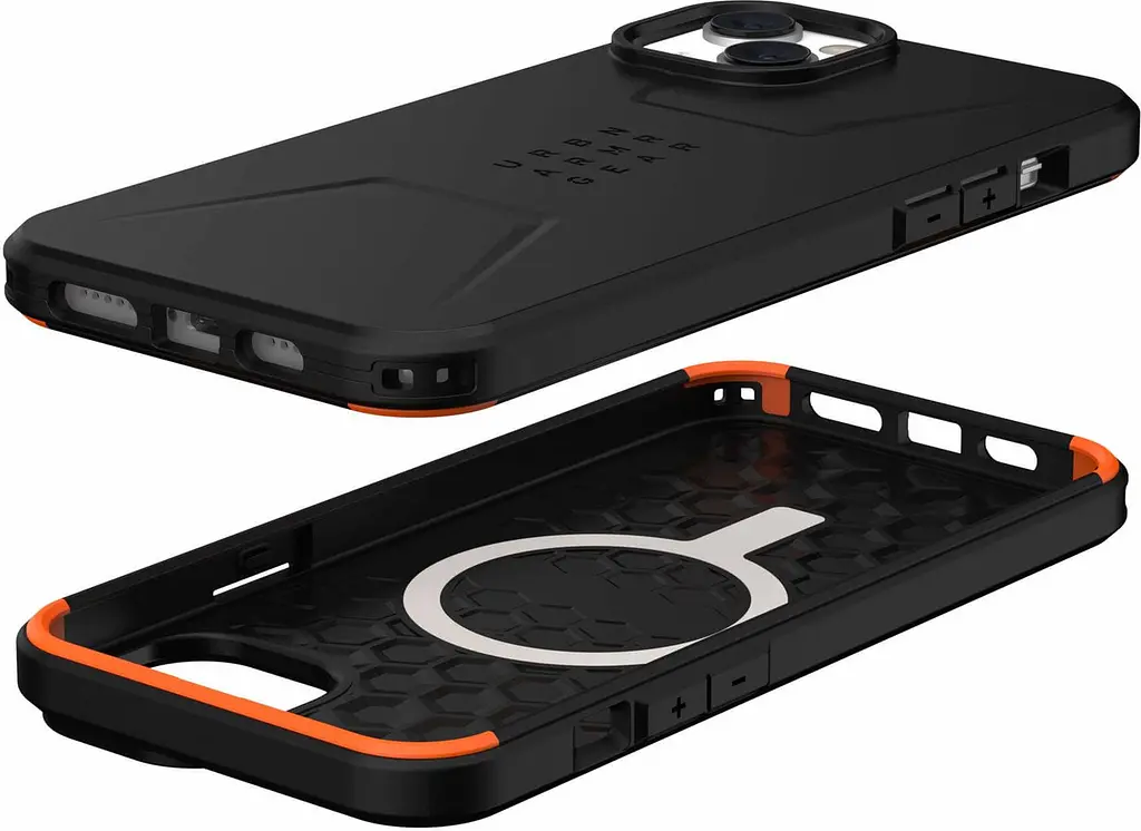 Оригінальний протиударний чохол для Iphone 14 Plus/15 Plus UAG Civilian Magsafe Black 114037114040 - фото 3