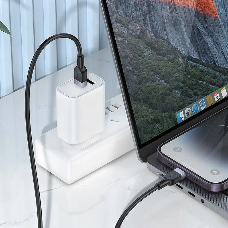 Кабель Hoco X109 Energy USB-C to Lightning 3m Black (636339) [165610] - фото 5