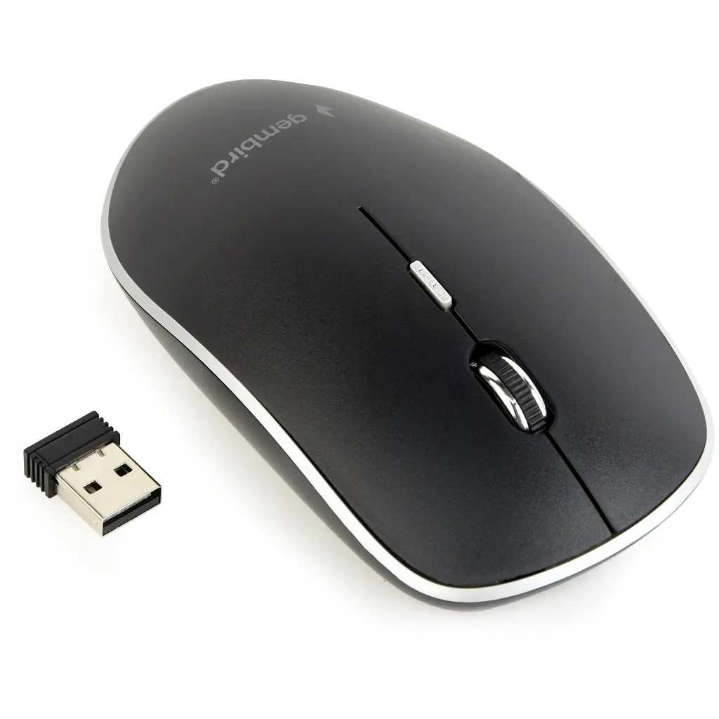 Мишка Gembird MUSW-4BS-01 Wireless Black (MUSW-4BS-01) - фото 2