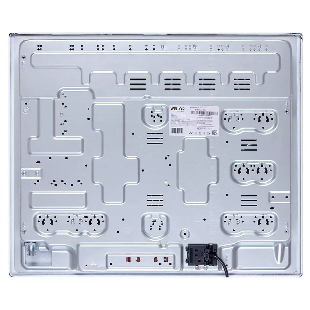 Поверхность газовая на металле Weilor GM W 624 WH - фото 10