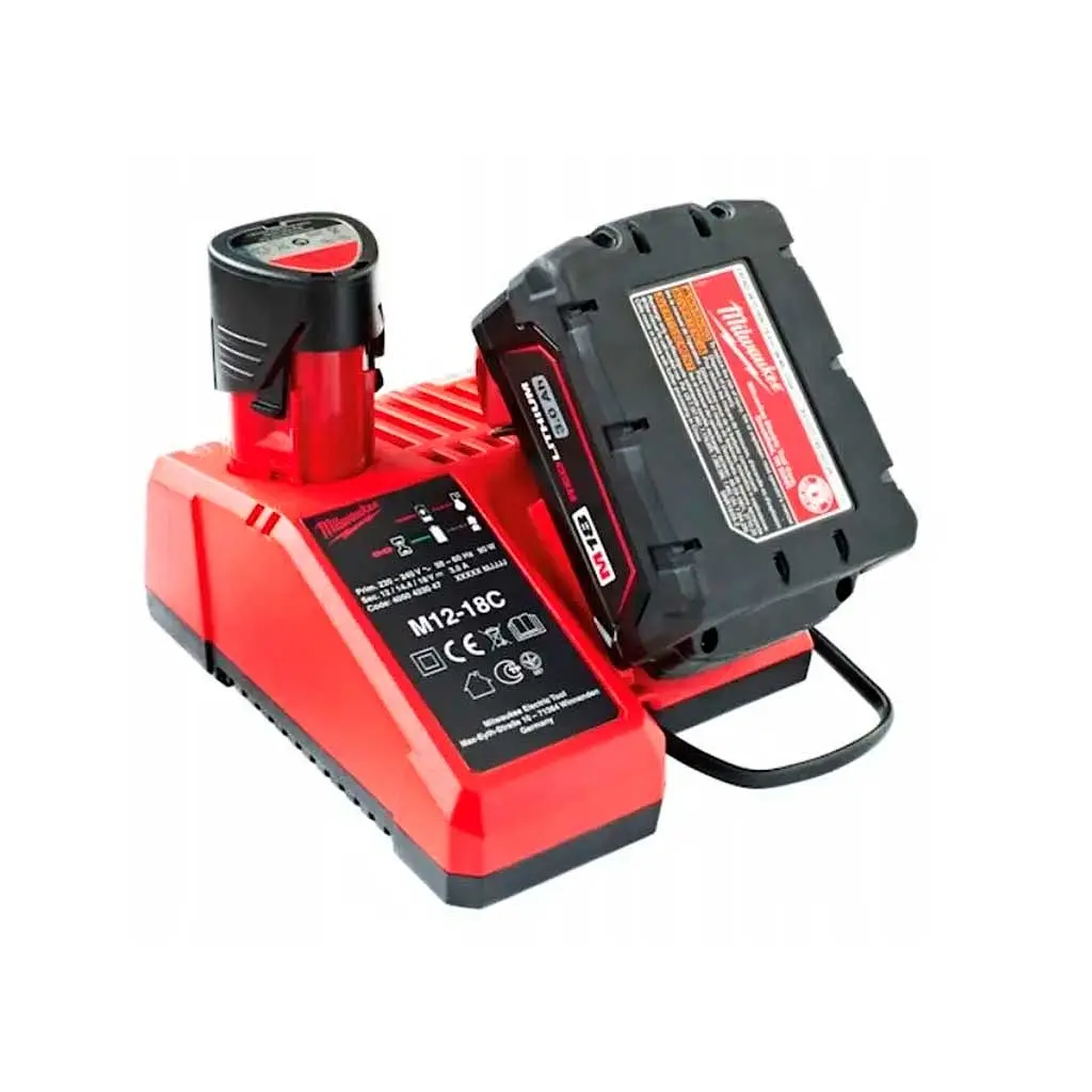 Зарядний пристрій для акумуляторів інструменту Milwaukee M12-18C (4932352959) - фото 3